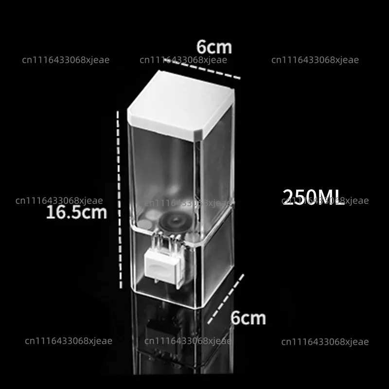 Drill-Free Wall-Mounted Press-Type Soap Dispenser - Traceless Adhesive Transparent Bathroom Liquid Soap