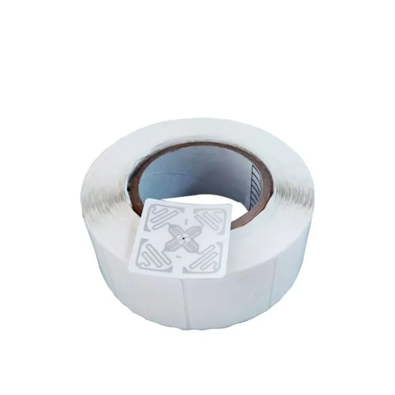 500 قطعة تسميات كتاب فارغة 50*50 مللي متر ملصقات قابلة للطباعة بطاقة Rfid لإدارة المكتبة تردد 860-960 ميجا هرتز لإدارة الملفات