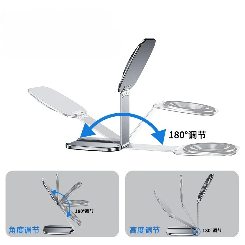Высококачественный выбранный портативный мини-складной легко хранить магнитный держатель для телефона