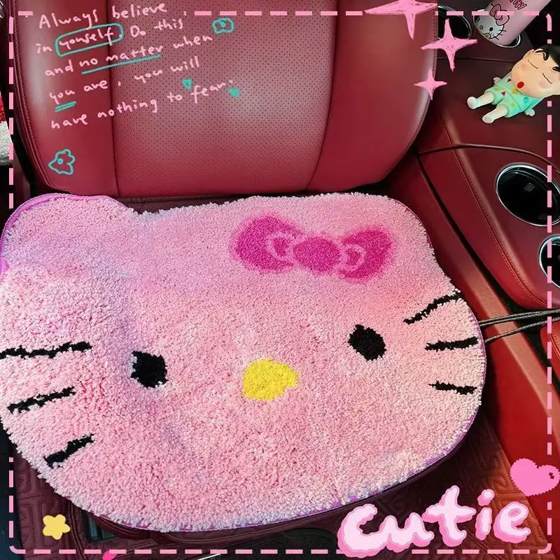 

Cute Sanrio Hello Kitty Children Cushion Cartoon Student Dormitory Computer Chair Kawaii Travel Car Cushion Birthday Gift Girls