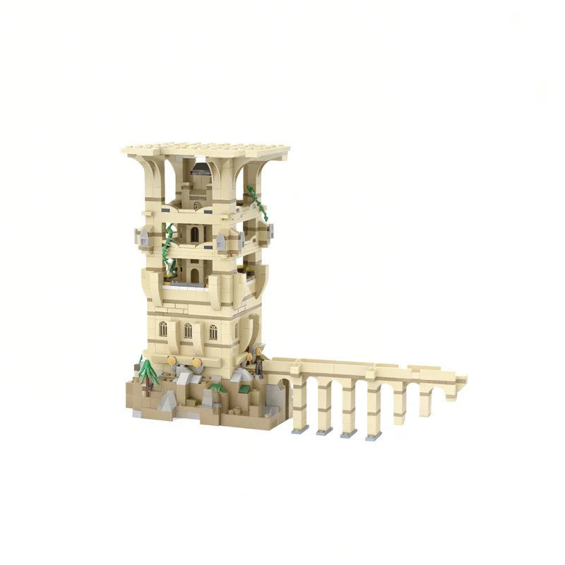 2892pcs MOC Harry Rotating Towers - Alternate - Hogwart's Castle Model Building Blocks Toys Display 3D Brick Birthday Creative