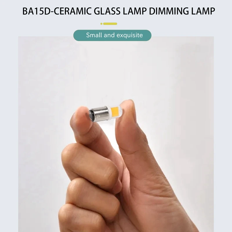 BA15D Led Light Bulb 3W 110V 220V AC Non-Dimming 300 Lumens COB 1511 Led Lamp White Warm White For Chandelier Sewing Machine