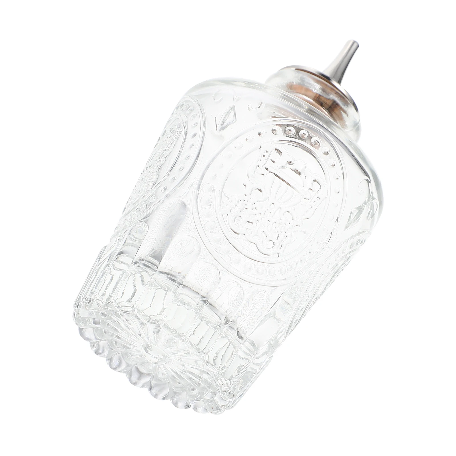 

Decorative Glass Bottle Blender Old Bitters Bottles Vintage with Cork Stopper
