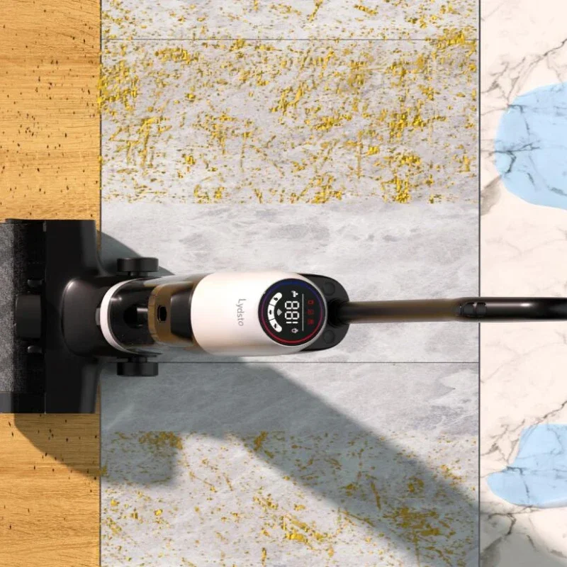 Lydsto Lavadora de pisos inalámbrica Barrido y arrastre Sensor inteligente automático integrado arrastre, lavado, secado al aire, fuerte succión 4 en 1