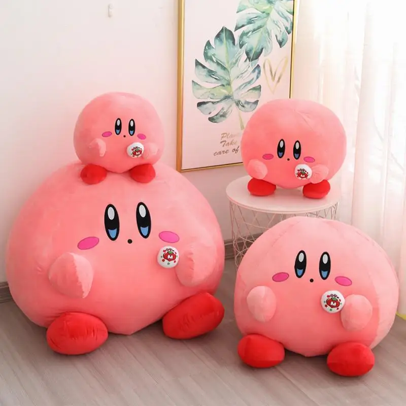 Giant 70CM Cartoon Kirby Plush Toys Japanese Stuffed Doll Pillow Girl Cute Birthday Gift Toy Kawaii Game Soft Plushies Peluches