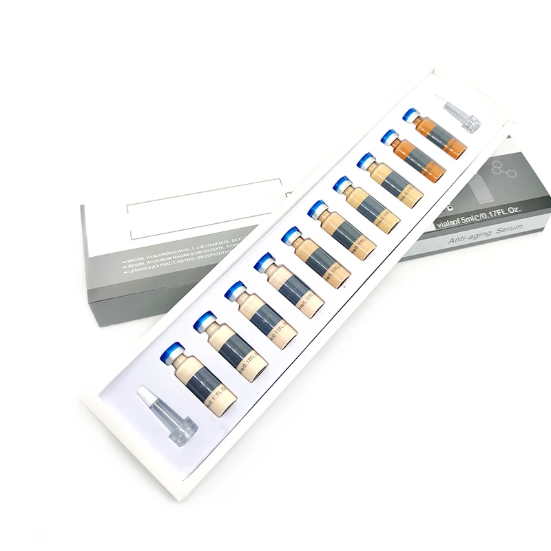 5 ml Korea Niacinamid Hyaluronsäure Ampulle Serum Kit Anfänger Starter Kit Gesichts Hautpflege Essenz Langlebig Wasserdicht