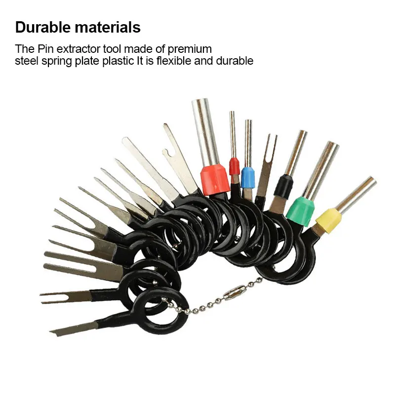 Car Terminal Remover Tool Wire Plug Connector Extractor Puller Release Pin Extractor Kit Withdrawal