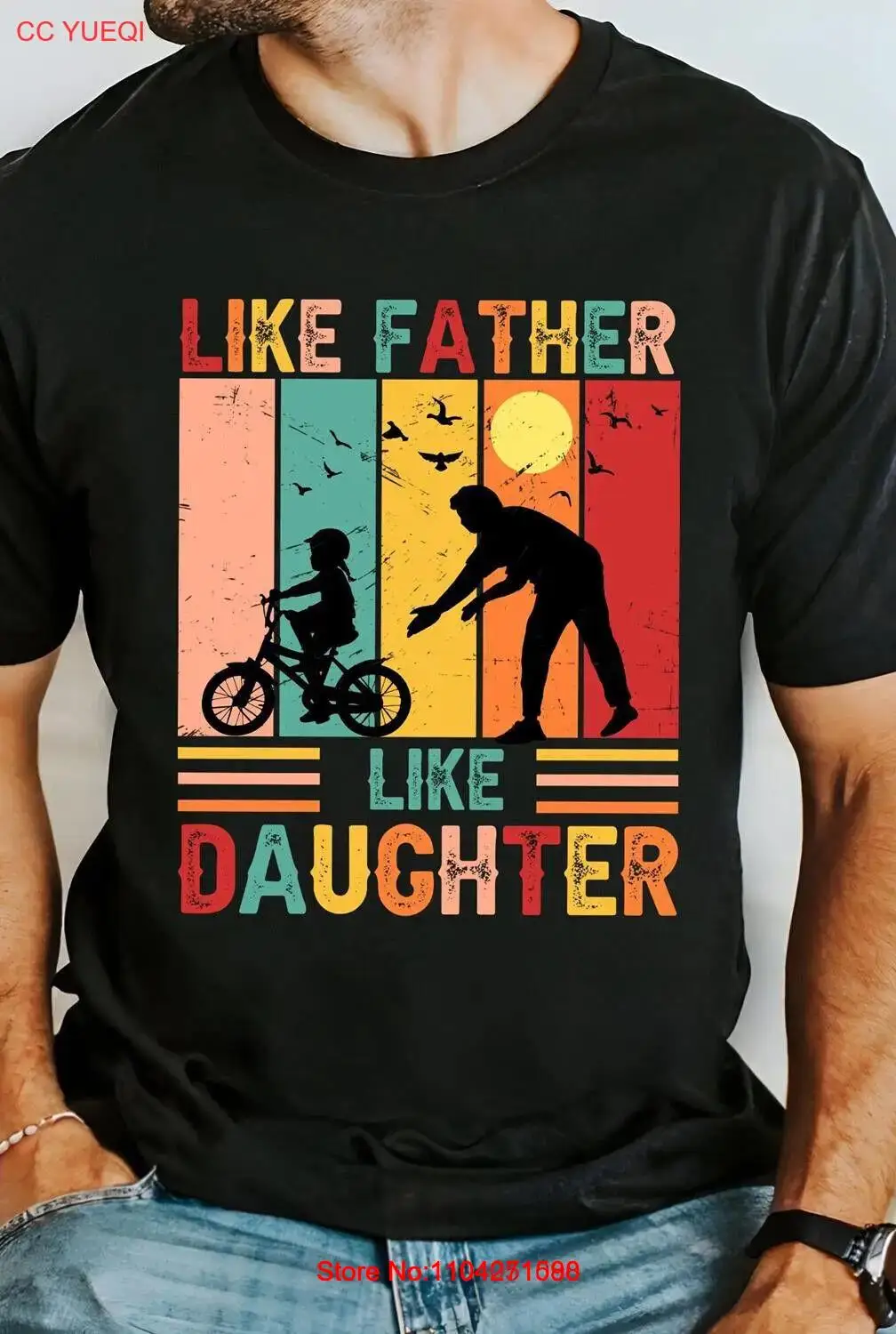 Like father like daughter father's day - TShirt