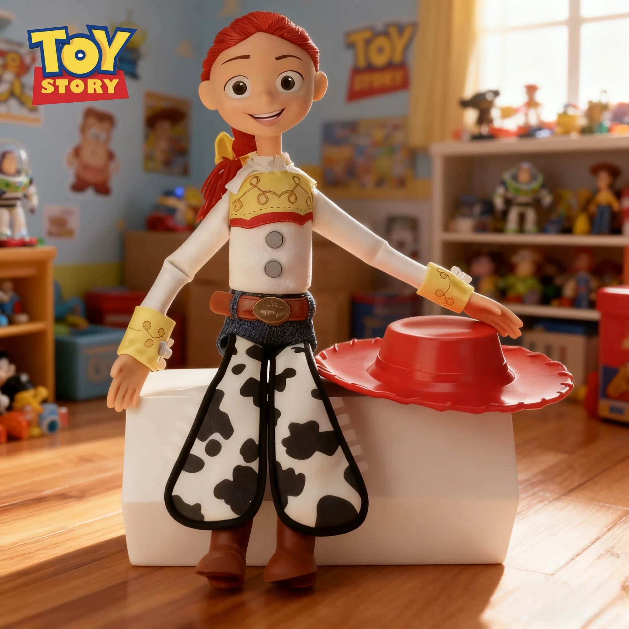 ديزني توي ستوري وودي جيسي يتحدث شخصيات الحركة لعبة وودي نموذج دمى هدايا