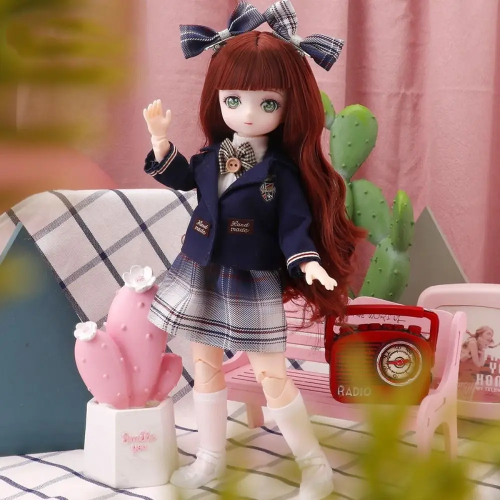 Veranderende kleding 1/6 poppenkleding aankleden make-up vrijetijdskleding 30 cm pop uniform handgemaakte decoratie BJD pop outfit meisje geschenken