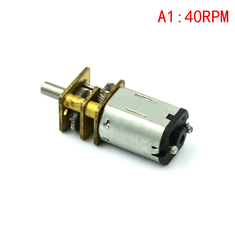 Mini N20 Tandwielmotor Dc 3V-12V Langzame Snelheid Volledig Metalen Versnellingsbak Versnellingsbak Elektrische Motor Groot Koppel Diy Speelgoed Robot