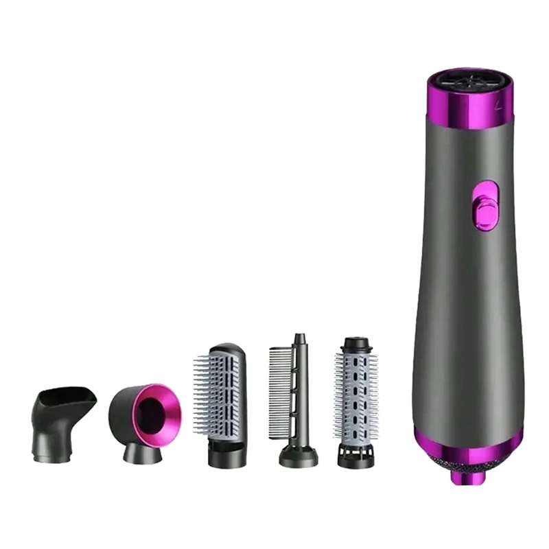 다기능 헤어 드라이어, 휴대용 음이온 헤어 드라이어, EU 플러그 가능, 5 인 1