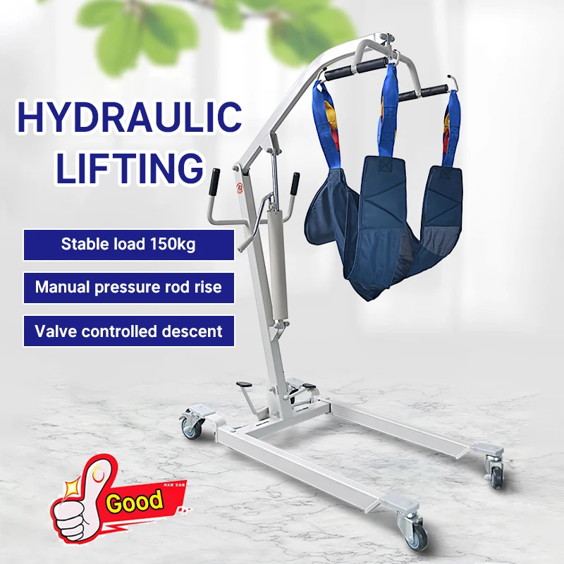 Electric Patient Lift - Portable, Adjustable, Safe For Patient Transfer & Mobility