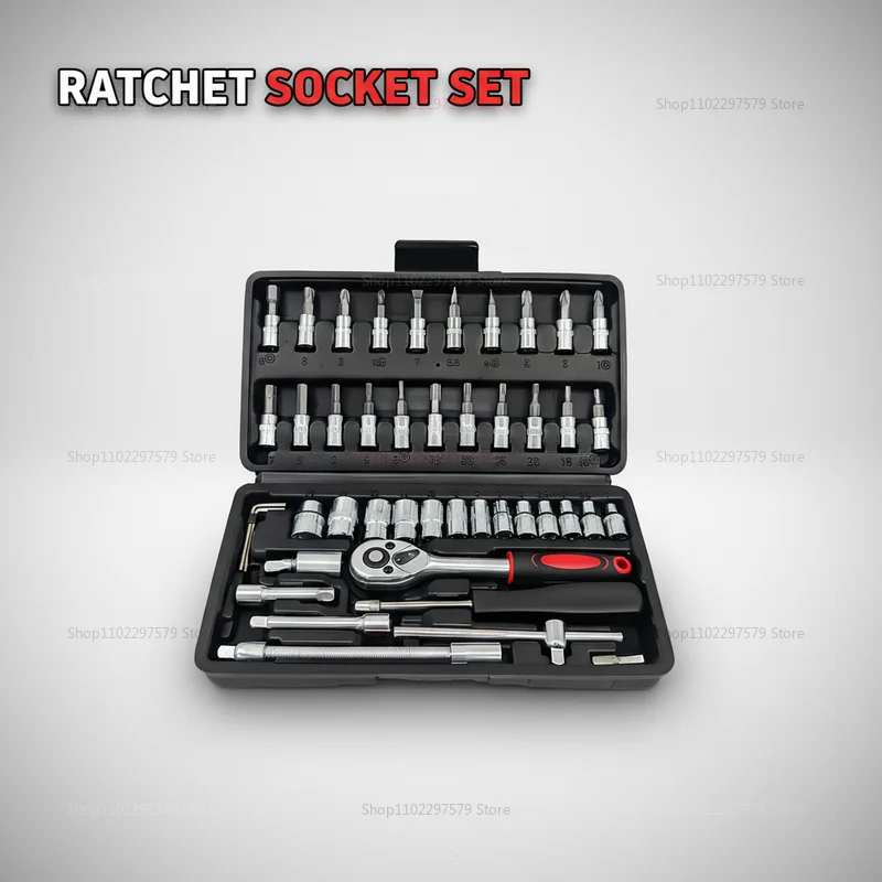 46PCS Socket Wrench…