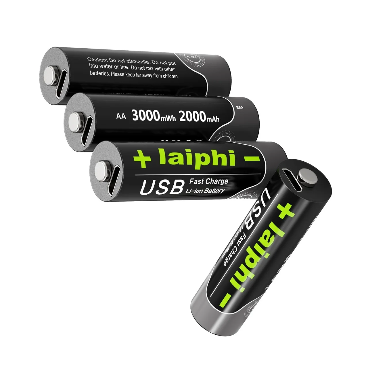 Free Ty-c interface data cable  AA 1.5V recharge battery14500 AA Rechargeable battery