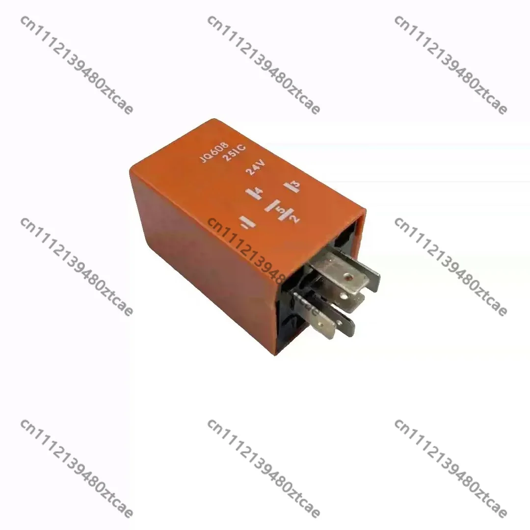 24V 5 Pin Flasher Relay Turn Signal Flash Control Unit Replacement Electrical Spare Parts For Coach Minibus Tour Bus School Bus