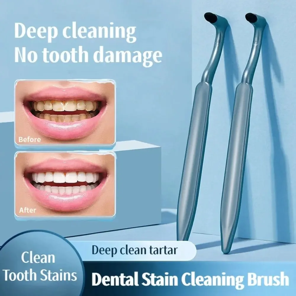 2/4/5/6PCS Teeth Stain Eraser Sponge Remover Tartar/Tea/ Smoke Stains Orthodontic Toothbrush Oral Care Interdental Brush Teeth