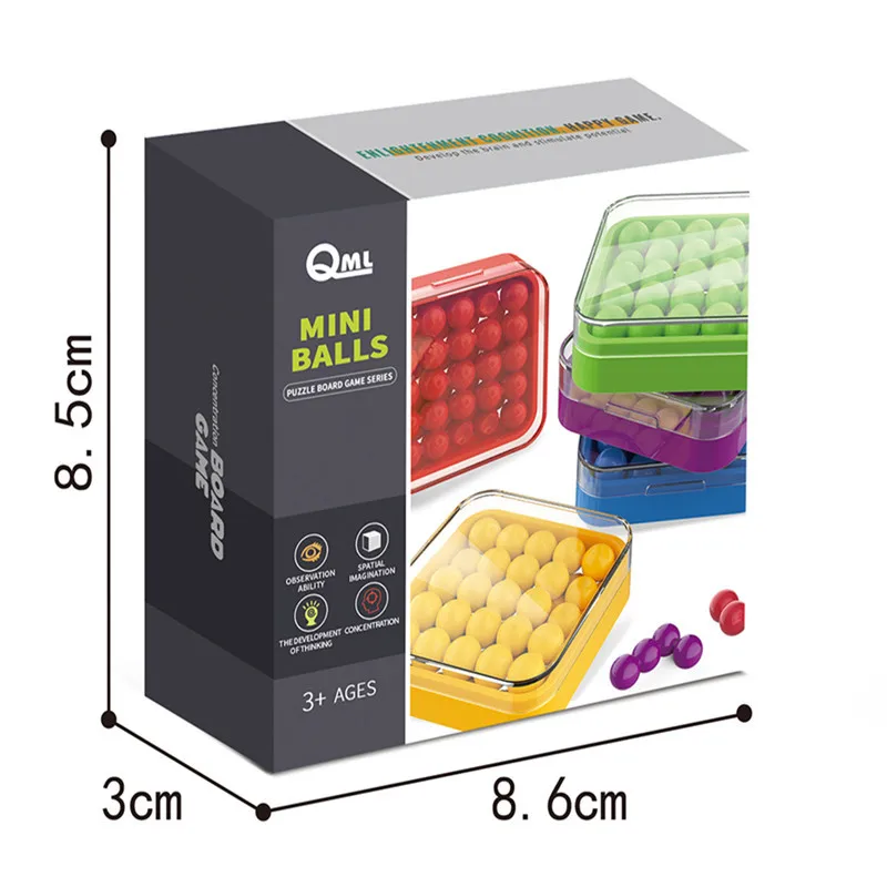 

Mini Children's Smart Bead Plate Science Education Toys Logical Thinking Training Enlightenment Desktop Games Toys Party Games