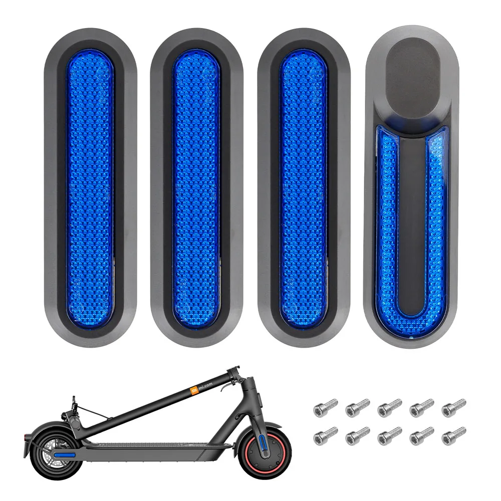 Für Xiaomi Mijia MI M365 1S Pro E-Scooter Reifen Splash Fender Sets Gabel Schutzhülle Radnabe kappe Reflektierende Schalen – Detail 22