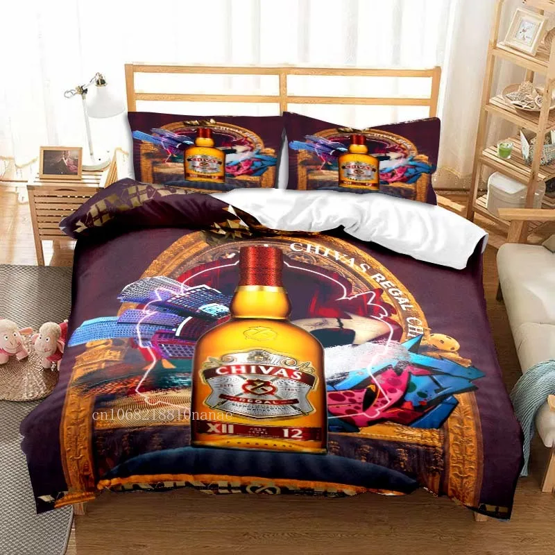 

Chivas Whisky Regal All Season Twin Bedding Set 3 Piece Comforter Set Bed Duvet Cover Double King Comforter Cover