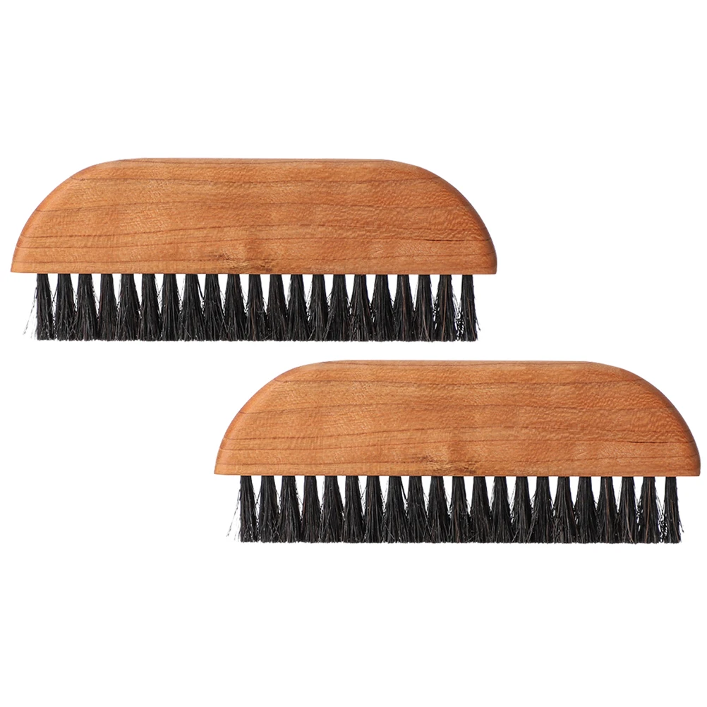 

2pcs Coffee Powder Cleaning Brush Cherry Wood Handle Bristle for Machine Cleaner Portable Hand Brush Friendly Use