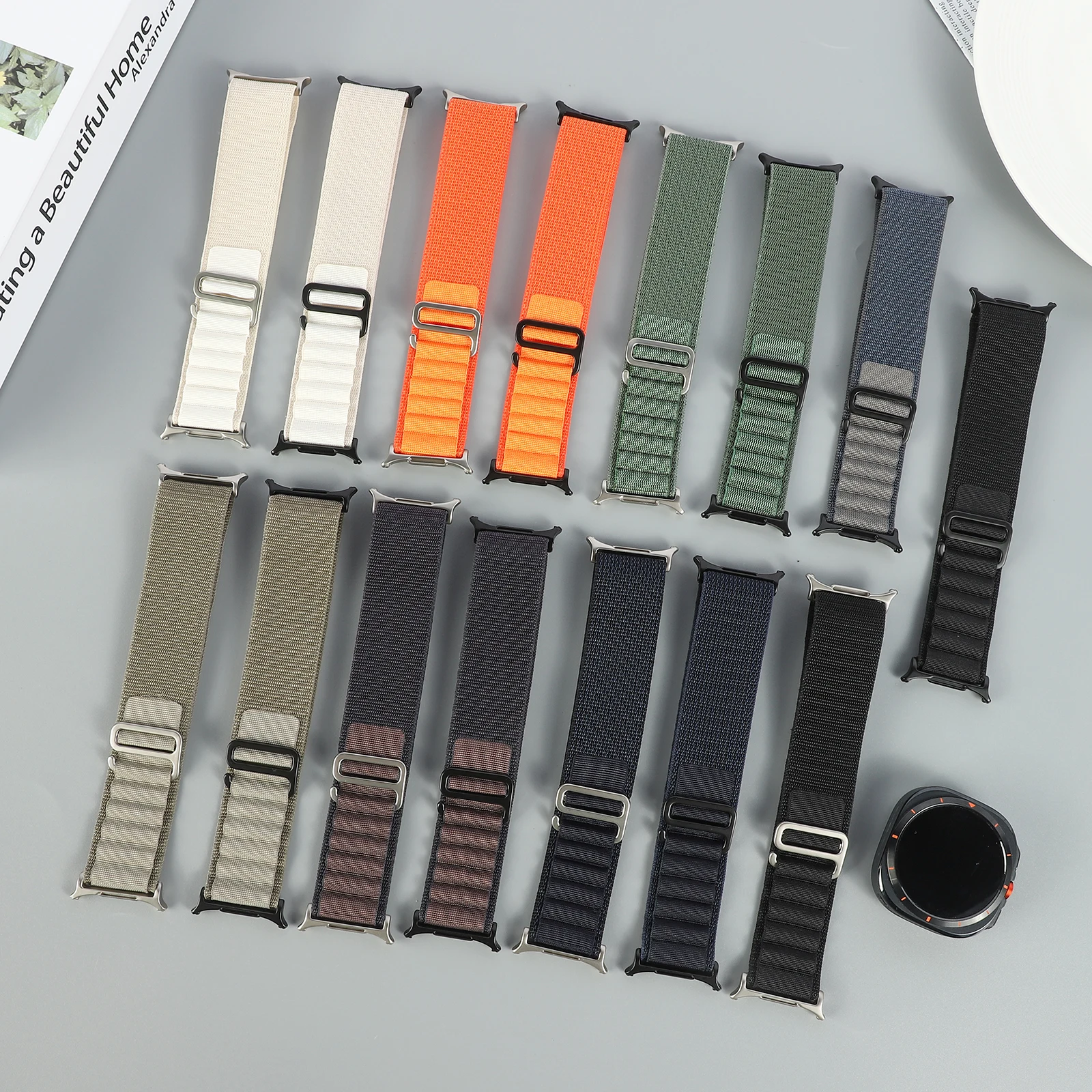Alpine Loop Band untuk Jam Tan - Samsung Smartwatch Ultra Accessories ulasan dan harga