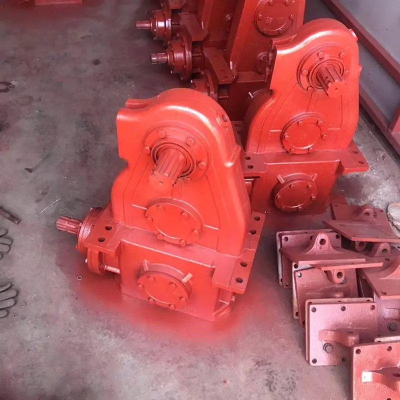 High box gearbox assembly of rotary cultivator