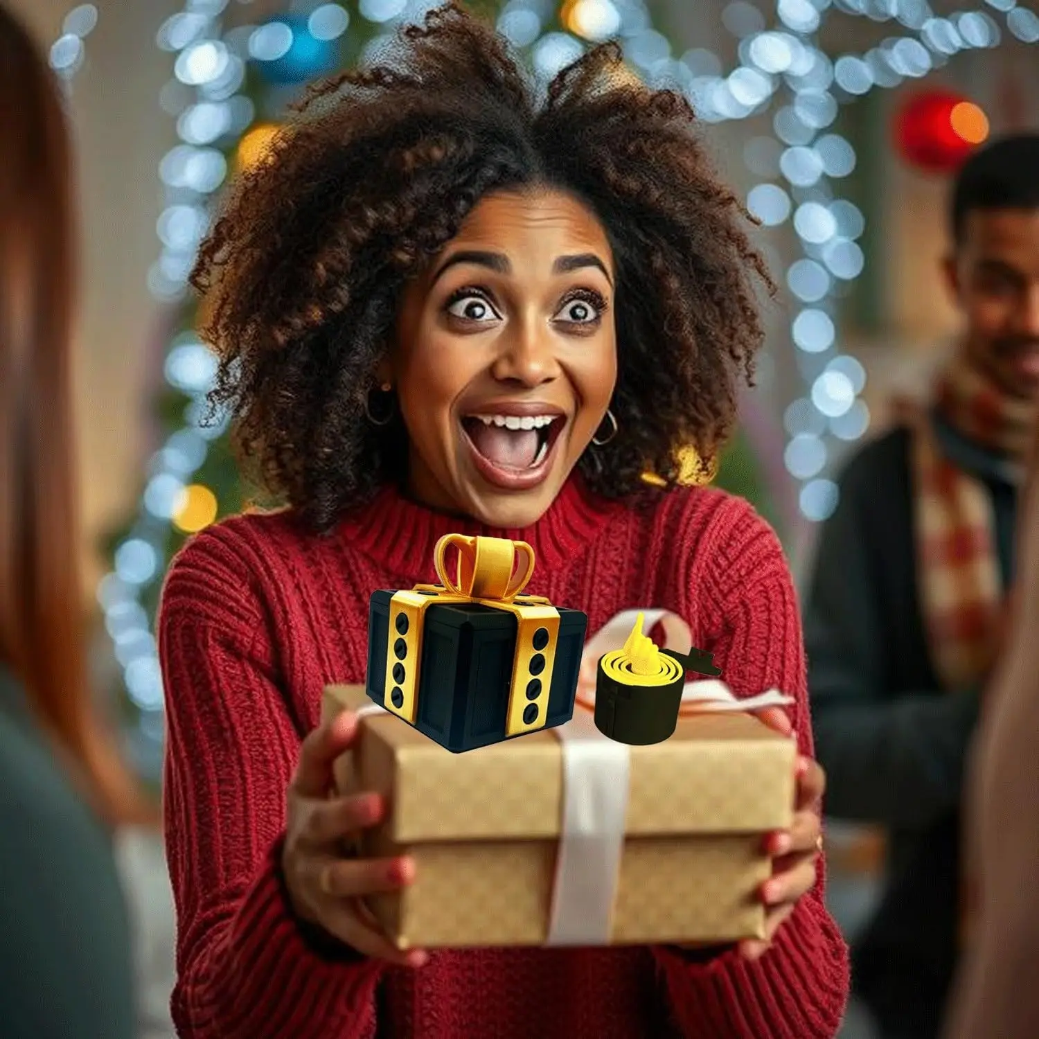 ของขวัญแกล้งคนด้วยนิ้วกลาง, กล่องของขวัญแกล้งคนด้วยสกรู, นิ้วกลางในกล่อง, กล่องของขวัญแกล้งคนสุดขั้ว, เซอร์ไพรส์