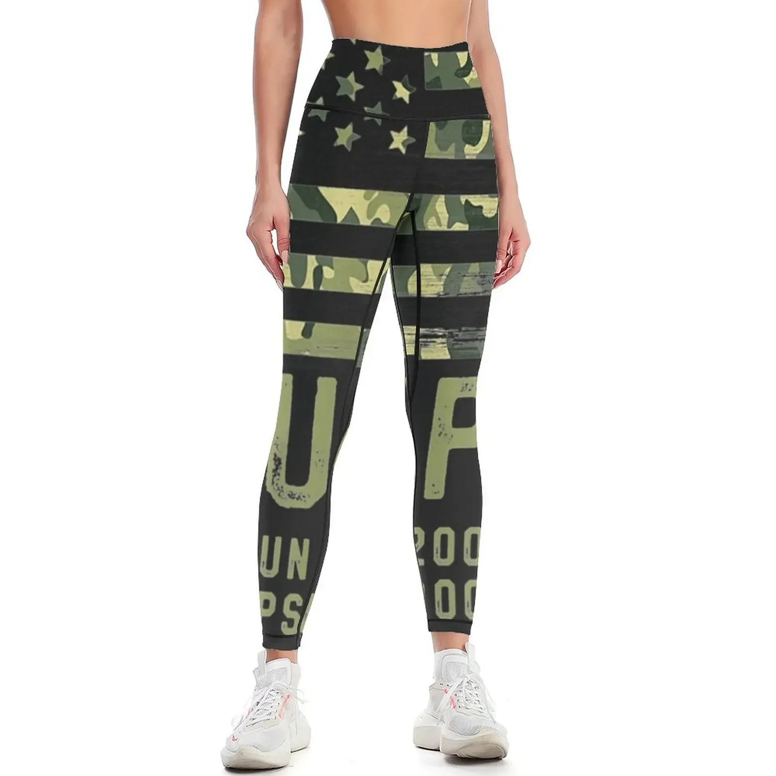 

Murph Challenge Memorial Day WOD Workout Gear 2021 T-Shirt Leggings push up tights for harem pants sport set Womens Leggings