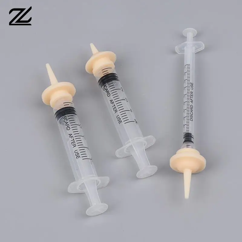 Pet Feeding Oral Syringe Dog Cat Feeding Pacifier Newborn Pet Feeding Nipple Medicine Dropper Syringe For Nursing Puppy Kitten