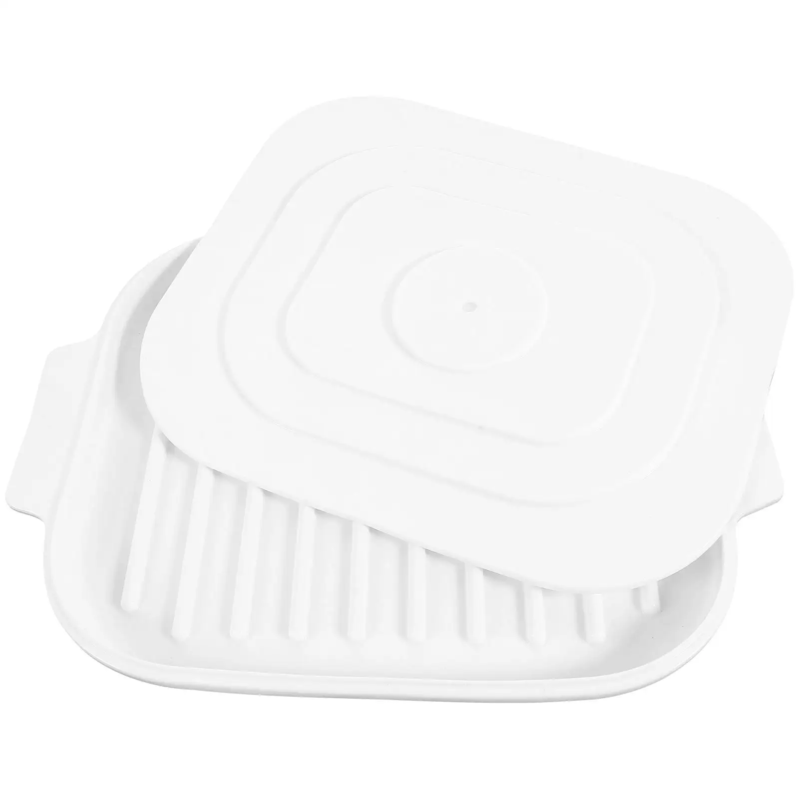 

Kitchen Utensils Silicone Bacon Dish Bread Baking Pan Silica Gel Microwave Cooking