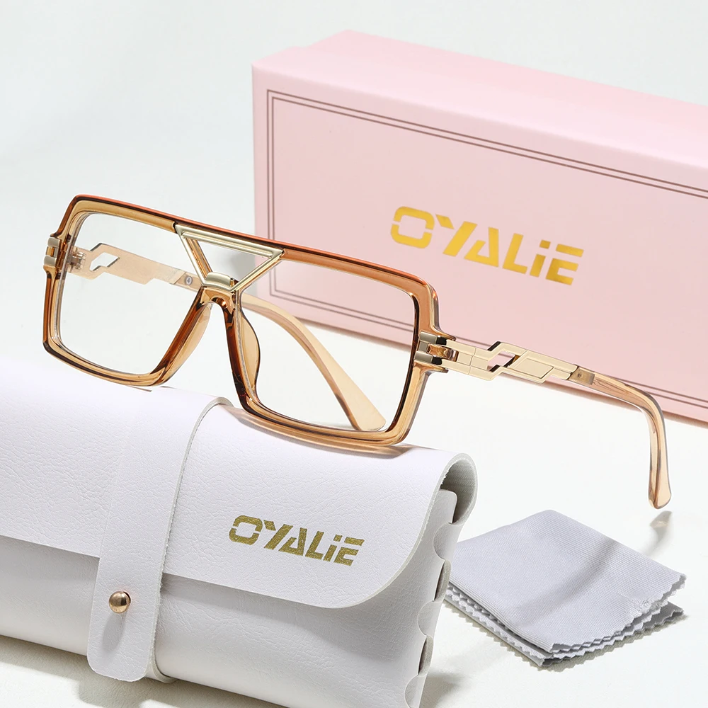 

Oyali Fashionable Geometric Flat Glasses, Trendy and Cool Geometric Frame Glasses, Unlock the New Dimension of Fashion, Unlock Your Trendy New “View” Boundaries.