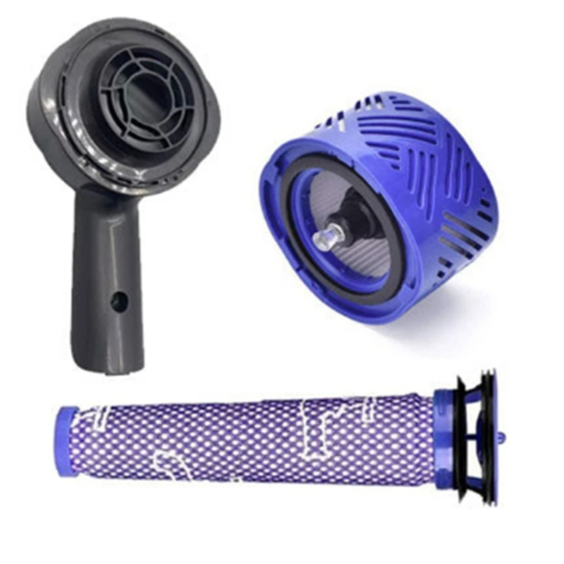 Задняя крышка двигателя пылесоса, запасные части для фильтра, комплект аксессуаров для Dyson V6 DC58 DC59 DC61 DC62 DC74 (A)