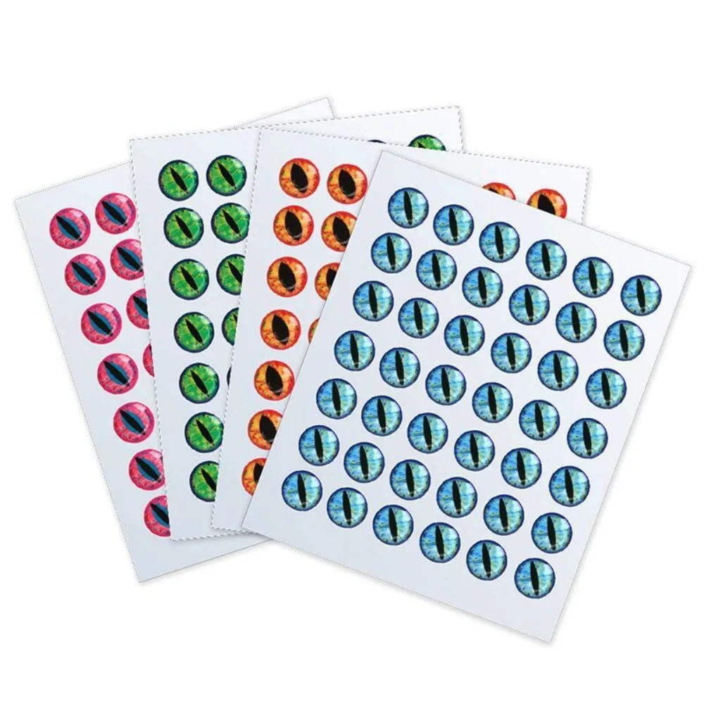 2024 2 مللي متر-12 مللي متر عيون طعم السمك 5D محاكاة 5D المجسم العين DIY بها بنفسك الالتصاق الصيد الطعم عيون #5