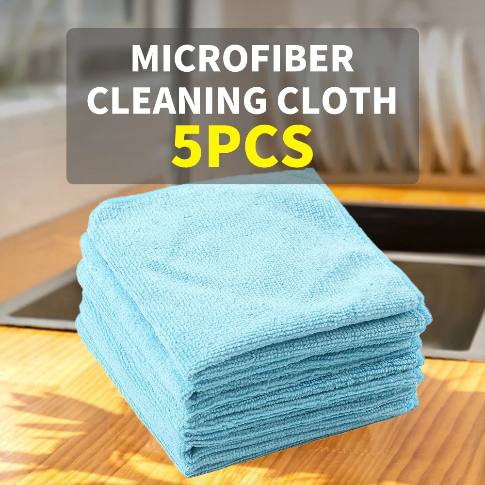 GRS BSCI microfiber cleaning cloth absorbent household daily small square towel cleaning towel wholesale