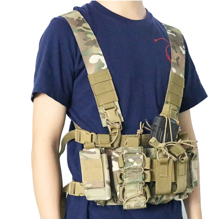 

Outdoor Chest Rig Tactical Jacket Oxford Other Security Training Uniform Pouch Camo Hunting Vest Tactical Vest