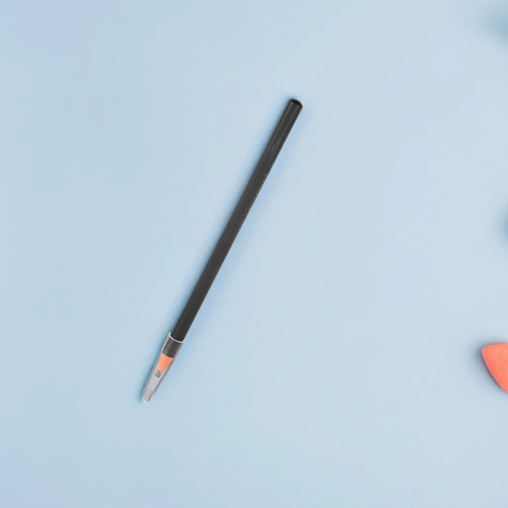 2 قطعة قلم حواجب مقاوم للماء ومقاوم للعرق، قلم حواجب يدوم طويلاً، تصميم خط سحب دقيق، فرشاة تحديد الحواجب الطبيعية