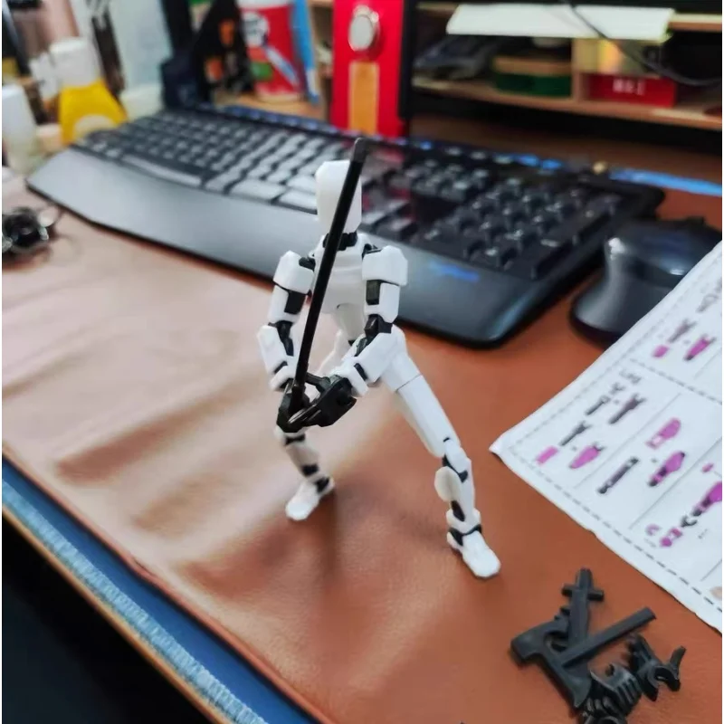 Lucky 13 Pop Speelgoed Gezamenlijke Beweegbare 3d Afdrukken 3e En 4e Generatie Marionet Transformatie Pop Diy Model Diamant Handstuk Gift