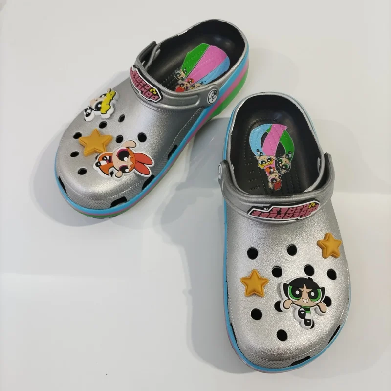 حار بيع الكرتون أنيمي الصلة Powerpuff الفتيات سلسلة النعال خفيفة للغاية وناعمة سوليد تنوعا ومريحة هدية #2