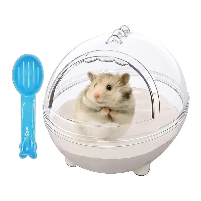 

Hamster Sand Bath Pet Bath Hamster Toilet And Sandbox Dust Bathtub Cage Accessories Small Animal Cleaning & Bathing Accessories