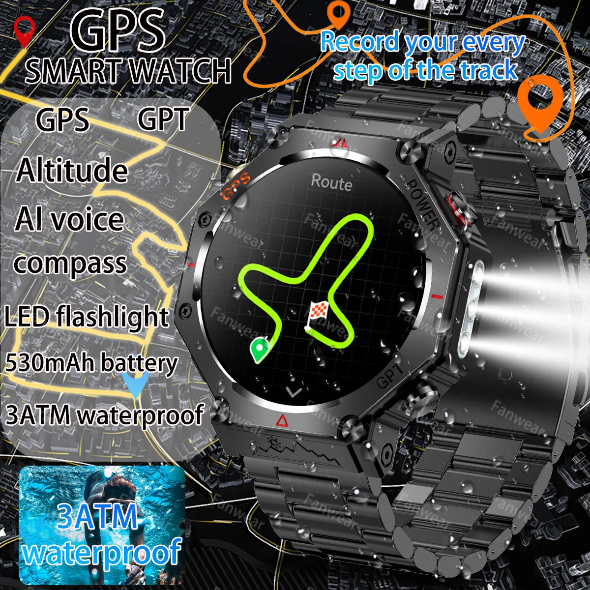 2025 Новые военные спортивные умные часы для мужчин для Xiaomi T-Rex 3, GPS, умные часы, 5 атм, водонепроницаемые, встроенный двухдиапазонный компас GNSS 2025 Новые военные спортивные умные часы для мужчин для Xiaomi T-Rex 3, GPS, умные часы, 5 атм, водонепроницаемые, встроенный двухдиапазонный компас GNSS