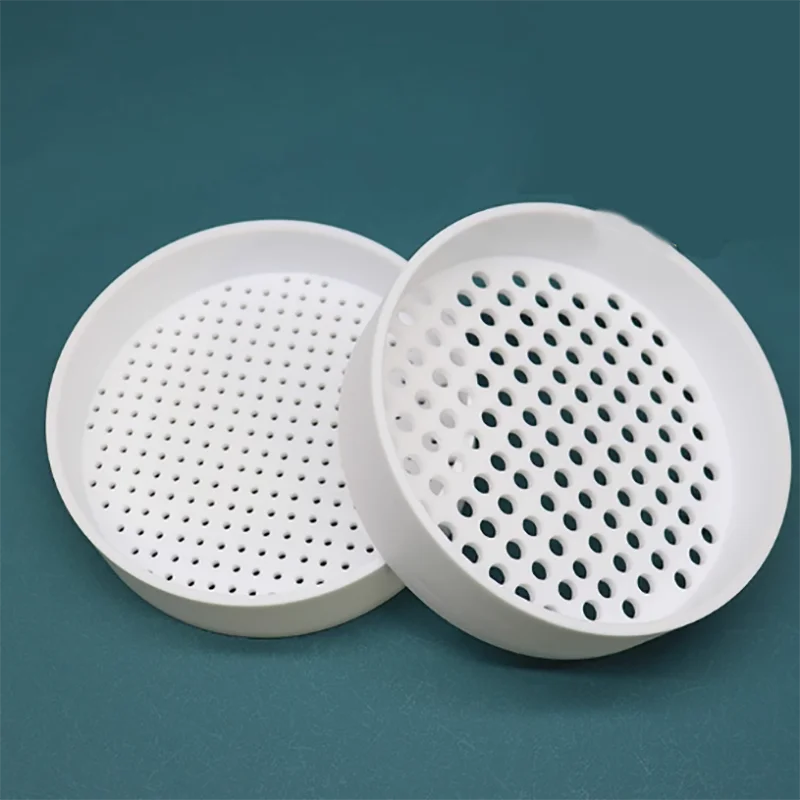 Teflon sieve Teflon sieve standard soil sieve diameter 20cm aperture 3mm 5mm 9.5mm