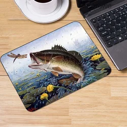 Mousepad New Hot Sell Mousepads Anti Slip Lovely Natural Rubber Kawaii Cartoon Gamer Fish Office Decoration Home Keyboard Pad