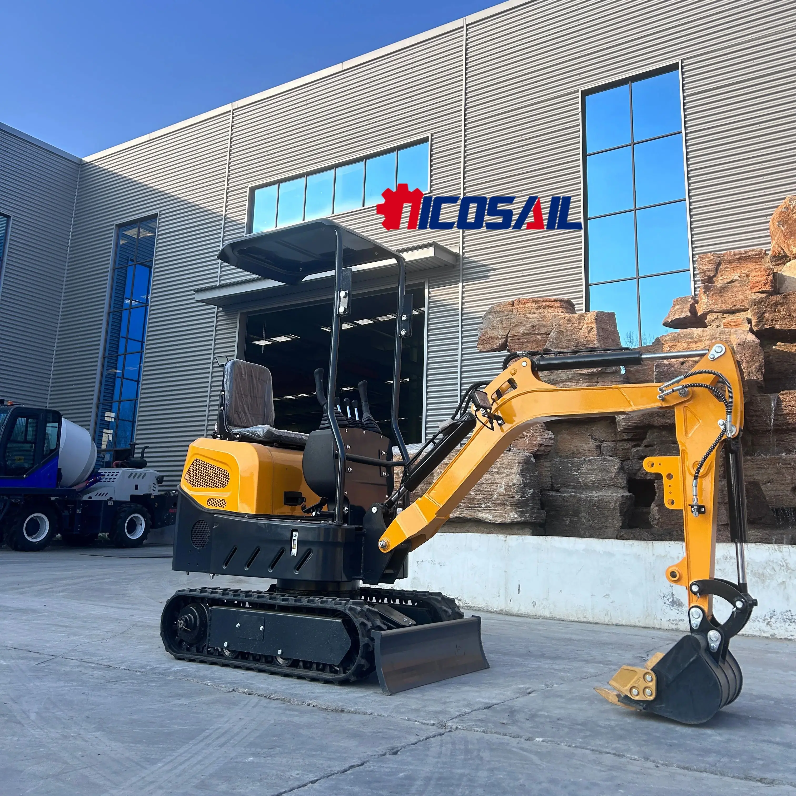 

1.2 ton new Chinese cheap mini excavator small excavator sold at low price with cabin