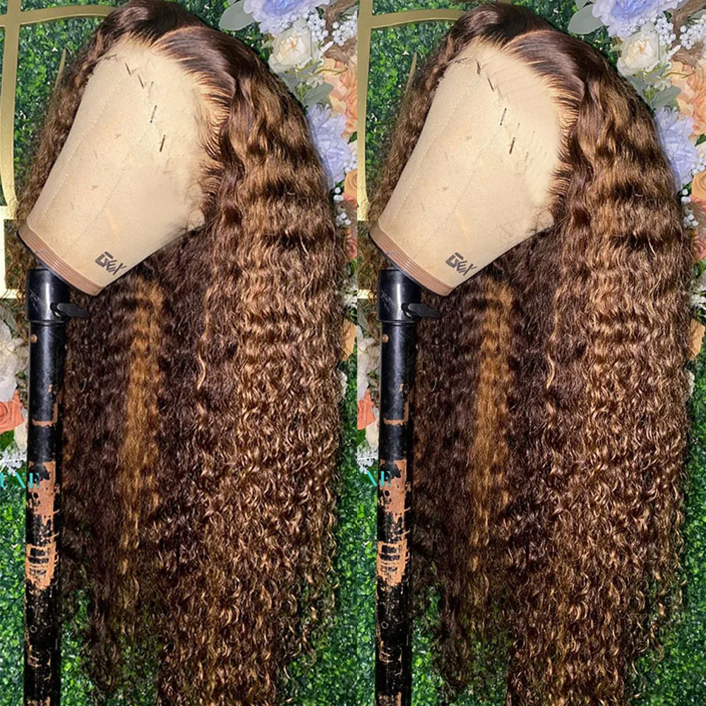 Super Natural Hairline Highlight Lace Front Wig