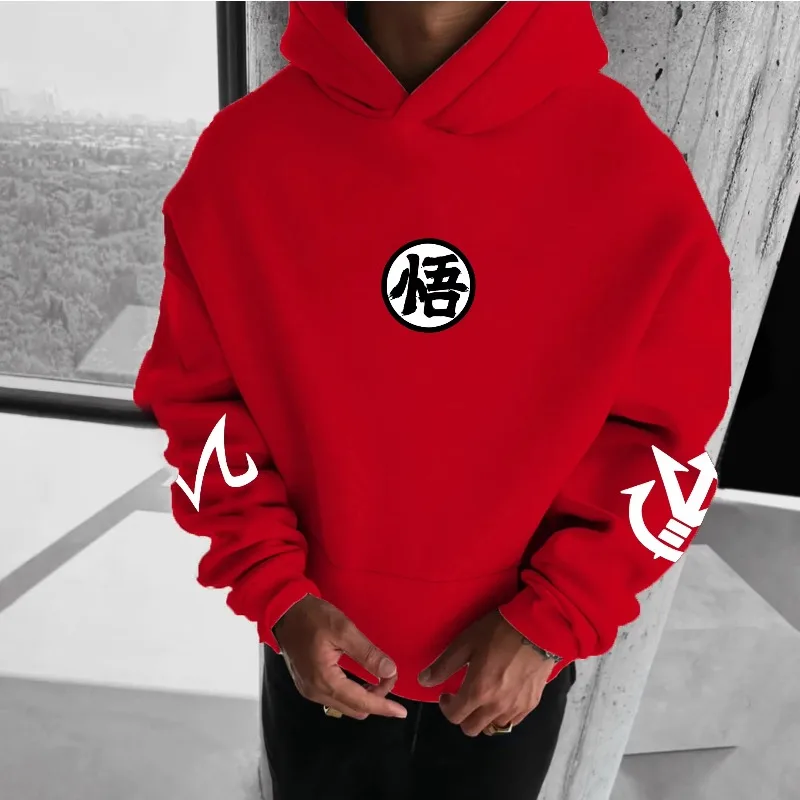

Fashion Dragon Ball 2025 Trend Explosion Men Women Autumn and Winter Hot Blood Anime Peripheral Hoodie Comfortable Loose Hoodie
