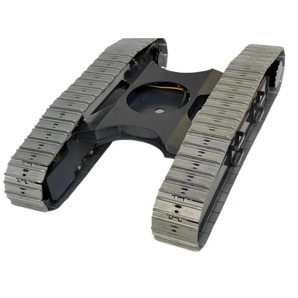 Full Metal Planetary Gear Drive Undercarriage Track Chassis For 1/12 Scale RC Hydraulic Excavator Model