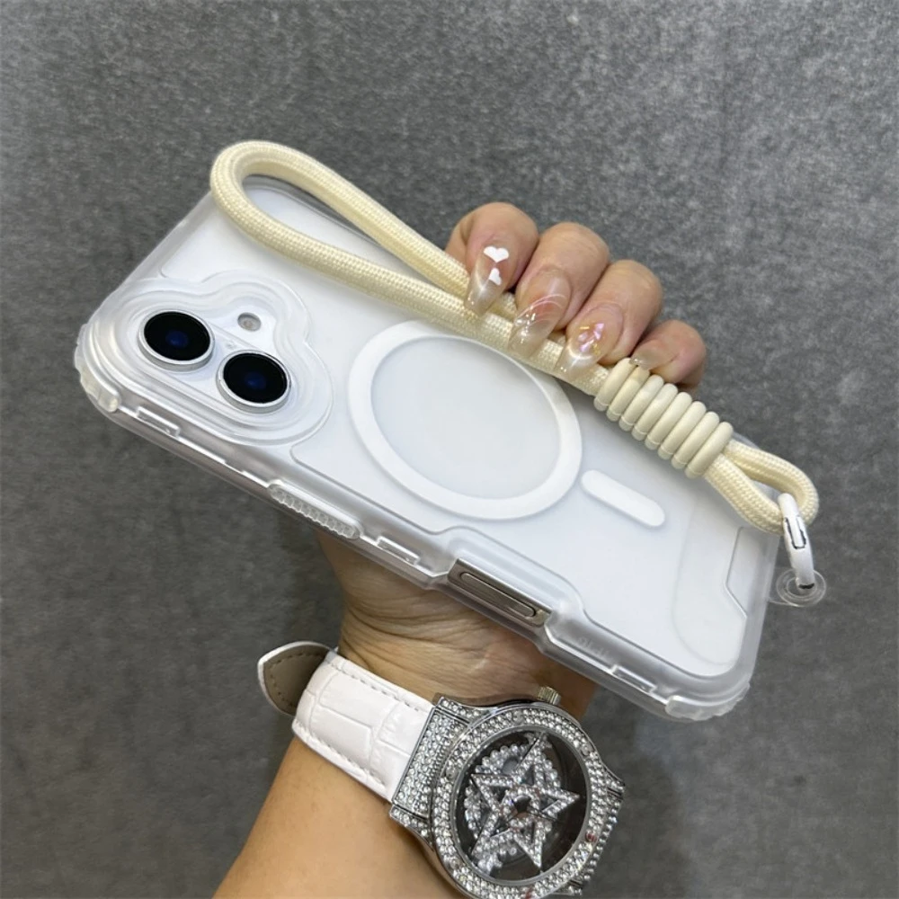 For iPhone 17 Pro Max Case White Skin Feel Magnetic Thick Triple Layer Premium Compatible with iPhone 16 15 14 13 12 11 view 2