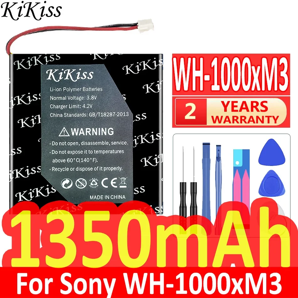 WH-1000xM3 KiKiss Portable Battery 1350mAh for Sony WH-1000xM3 WH-XB900N WH-CH710N