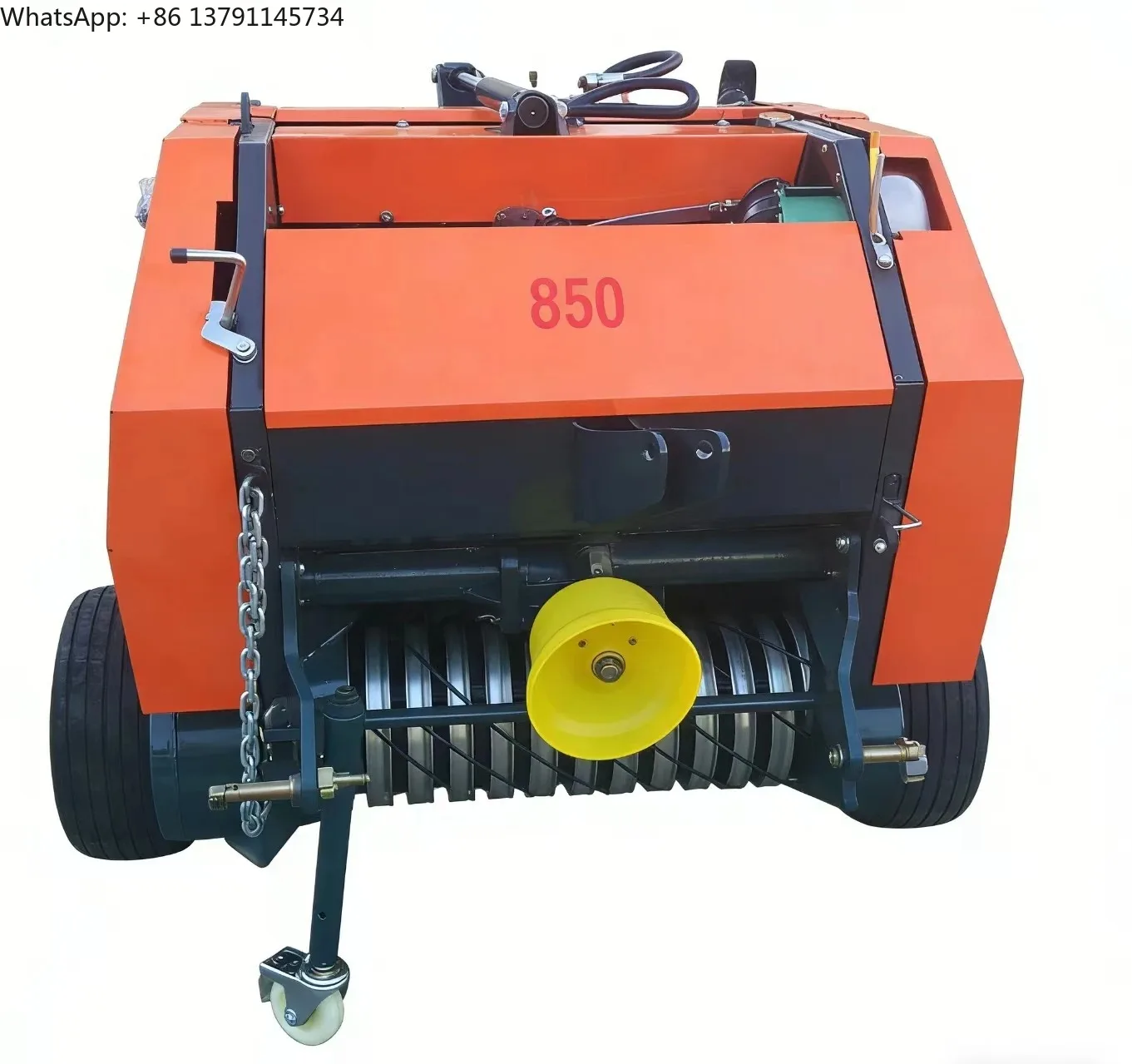 

2026 SELL Heavy Duty Small Round Baler with Built in Wrapping Unit Suitable for Hay Silage Packing in Harvest